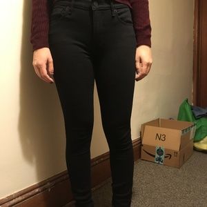Express Black Skinny Jeans